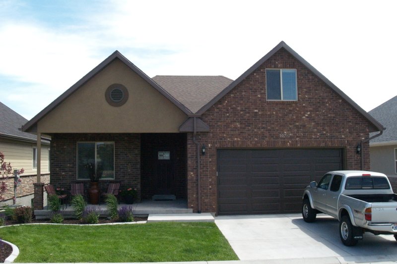 House Blueprint - Exterior - Front Elevation 5 for Craftsman House Plan #1060-171 - 2 bed, 2 bath