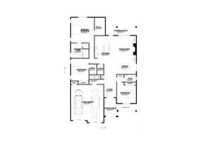 Floor Plan - Main Floor for Farmhouse House Plan #1112-9 - 3 bed, 3 bath