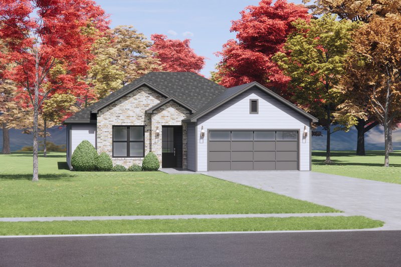 House Design - Exterior - Front Elevation 5 for Traditional House Plan #1096-119 - 3 bed, 2 bath