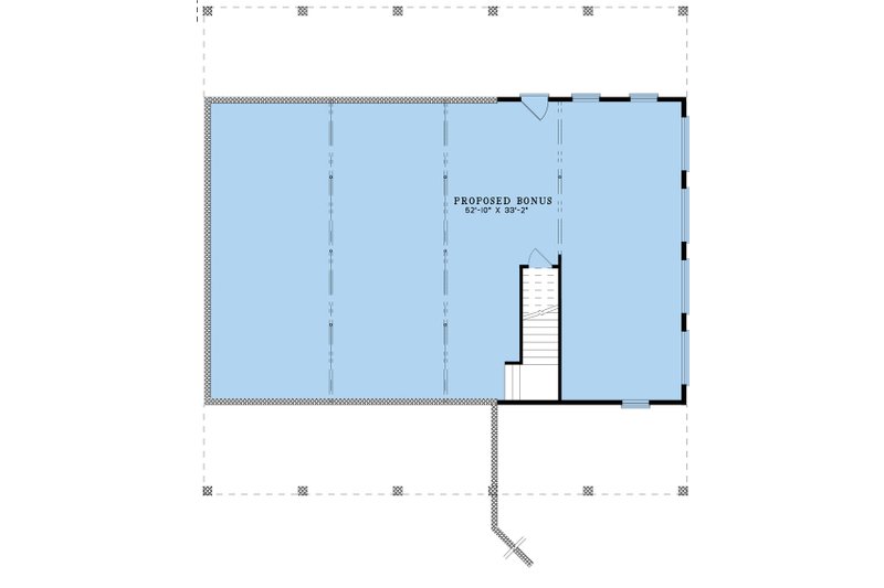 Home Plan - Floor Plan - Lower Floor for Farmhouse House Plan #923-329 - 5 bed, 3 bath