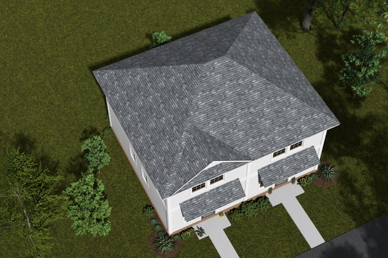 House Plan Design - Exterior - Other Elevation 2 for Cottage House Plan #513-2297 - 2 bed, 1 bath