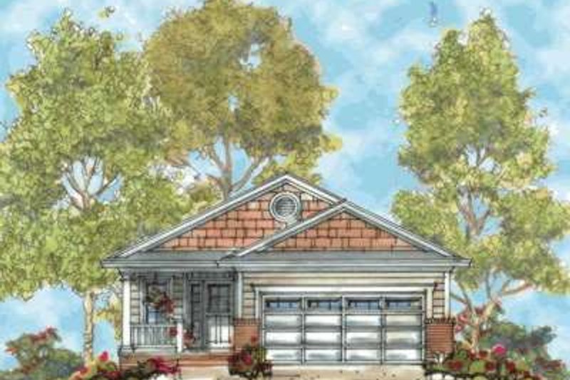 Home Plan - Traditional Exterior - Front Elevation Plan #20-1655