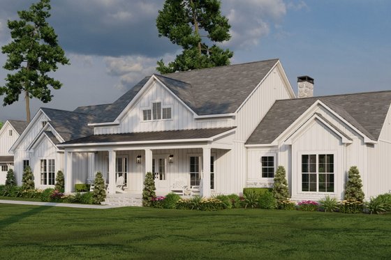 Exterior - Other Elevation for Farmhouse House Plan #923-368 - 4 bed, 3 bath