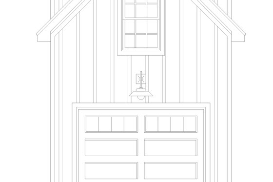 Exterior - Front Elevation 3 for Country House Plan #932-215, 0 bath