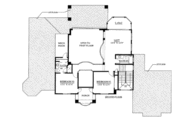 Mediterranean Style House Plan - 3 Beds 4 Baths 3571 Sq/Ft Plan #27-295 