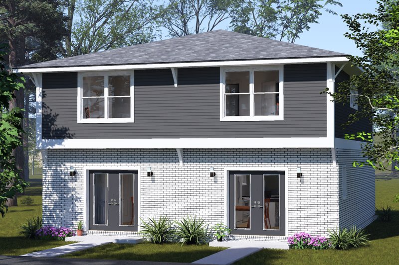 Home Plan - Exterior - Other Elevation for Modern House Plan #513-2492 - 2 bed, 2.5 bath
