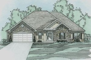 Traditional Exterior - Front Elevation Plan #31-138
