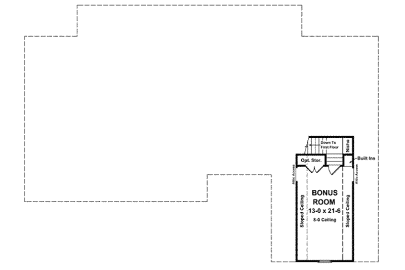 Dream House Plan - Floor Plan - Other Floor for Farmhouse House Plan #21-132 - 3 bed, 3 bath