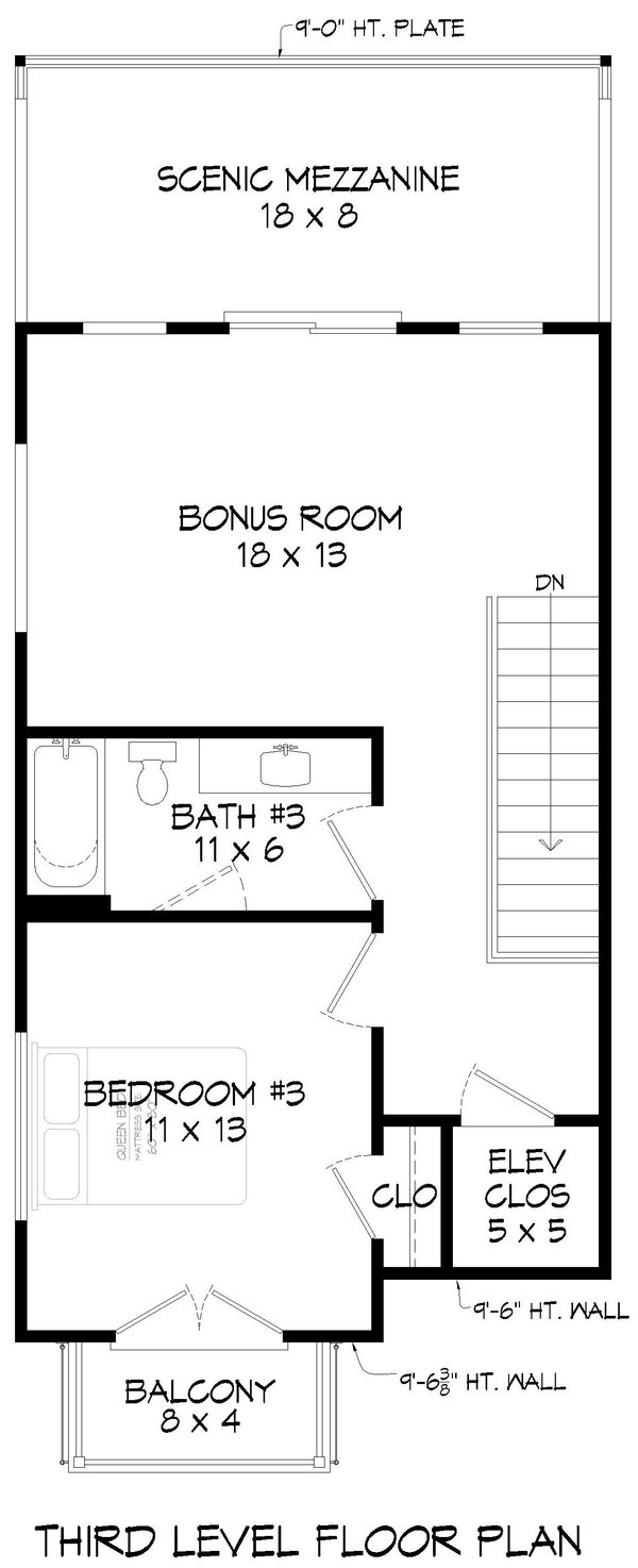 Beach Floor Plan - Other Floor Plan #932-1001