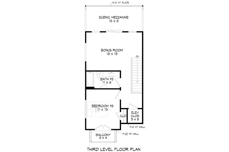 House Design - Floor Plan - Other Floor for Beach House Plan #932-1001 - 3 bed, 3.5 bath