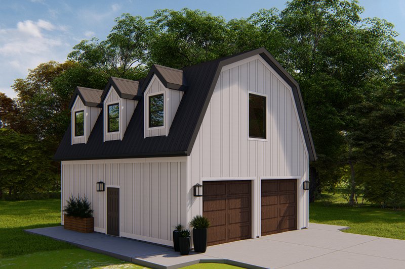 Architectural House Design - Exterior - Front Elevation 4 for European House Plan #1060-165, 0 bath