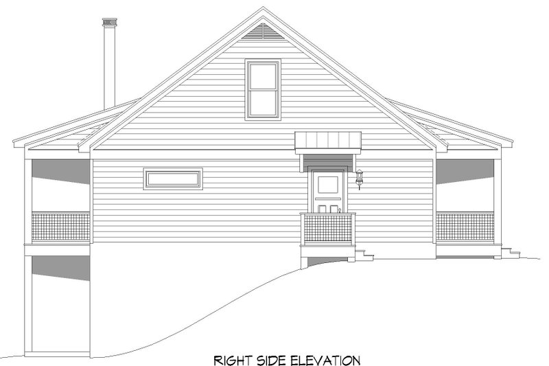 Architectural House Design - Exterior - Other Elevation 1 for Contemporary House Plan #932-941 - 2 bed, 2 bath