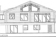 Log Style House Plan - 2 Beds 3 Baths 2875 Sq/Ft Plan #117-405 