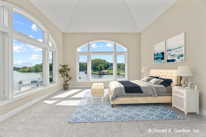 Home Plan - Interior - Master Bedroom for Country House Plan #929-649 - 5 bed, 4 bath