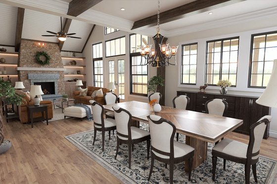 Interior - Other for Farmhouse House Plan #54-570 - 4 bed, 4.5 bath