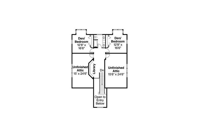 House Plan Design - Floor Plan - Upper Floor for Traditional House Plan #124-346 - 3 bed, 2.5 bath