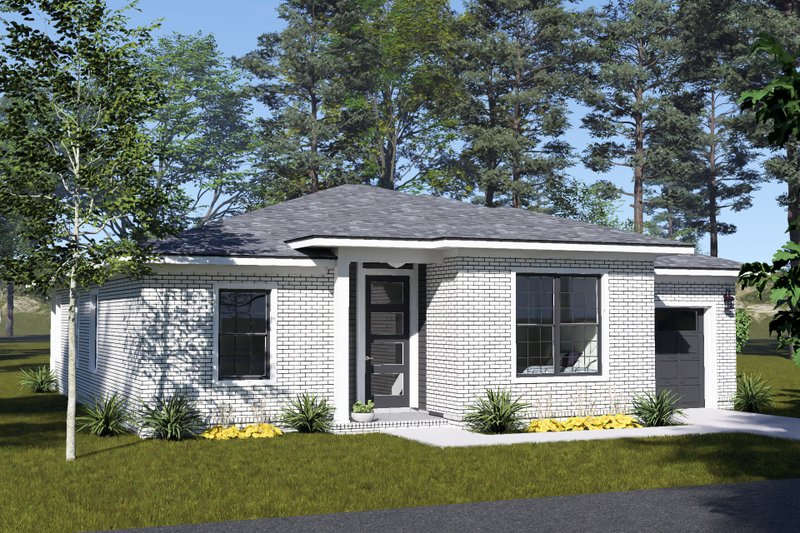 Architectural House Design - Exterior - Other Elevation 1 for Modern House Plan #513-2468 - 4 bed, 3 bath