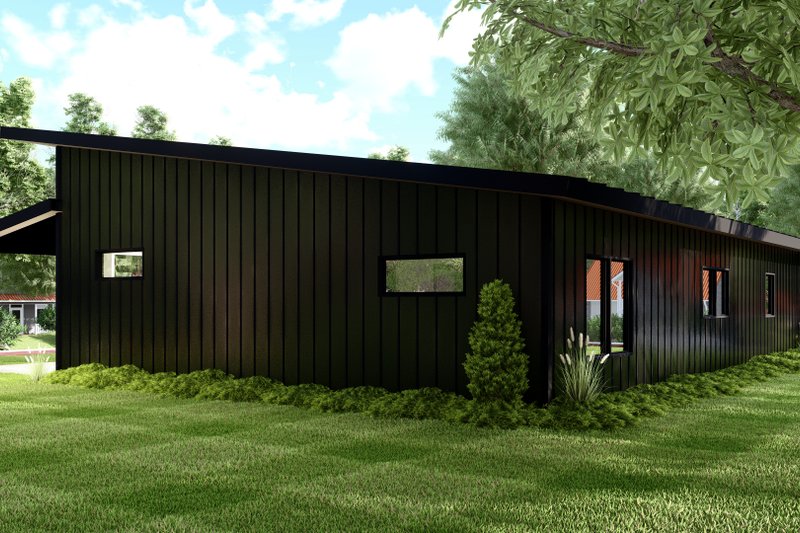 House Design - Exterior - Other Elevation 1 for Contemporary House Plan #1064-290 - 3 bed, 2 bath