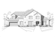 Traditional Style House Plan - 4 Beds 4 Baths 3884 Sq/Ft Plan #411-262 