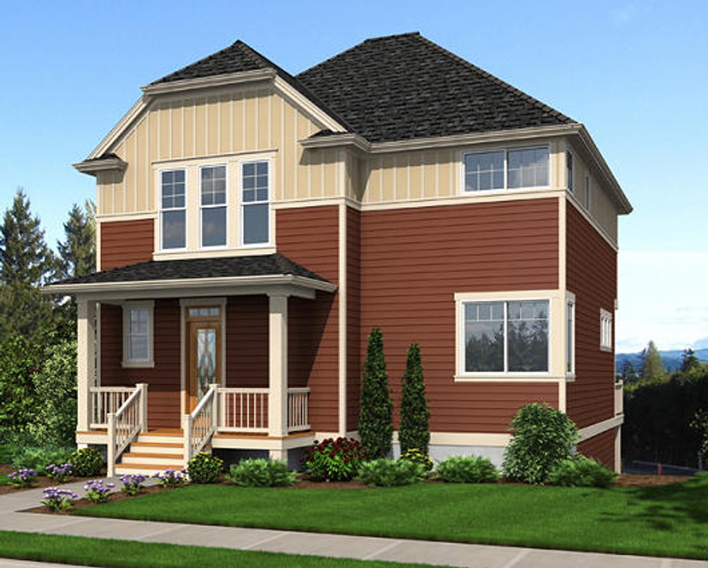 Traditional Style House Plan - 4 Beds 3.5 Baths 2178 Sq/Ft Plan #48-503 -  HomePlans.com