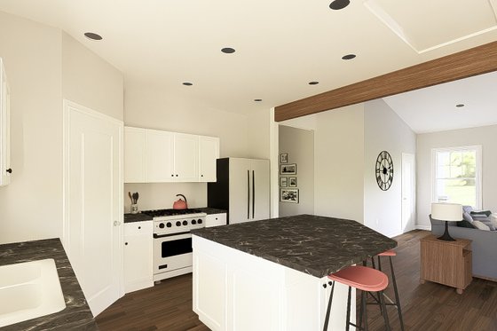 Interior - Kitchen for Barndominium House Plan #1064-261 - 3 bed, 2 bath