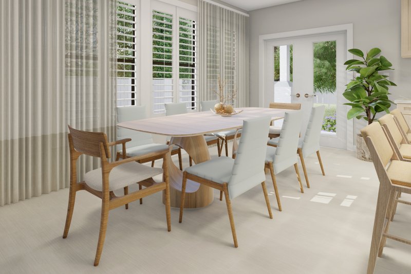 Dream House Plan - Interior - Dining Room 1 for Ranch House Plan #1060-6 - 3 bed, 3 bath