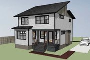 Modern Style House Plan - 3 Beds 2.5 Baths 1843 Sq/Ft Plan #79-351 