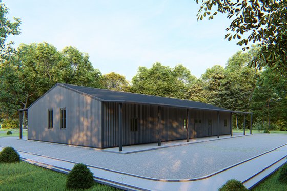 Exterior - Other Elevation 7 for Barndominium House Plan #1107-4 - 3 bed, 2 bath