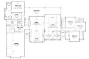 Tudor Style House Plan - 4 Beds 4.5 Baths 3856 Sq/Ft Plan #1096-19 