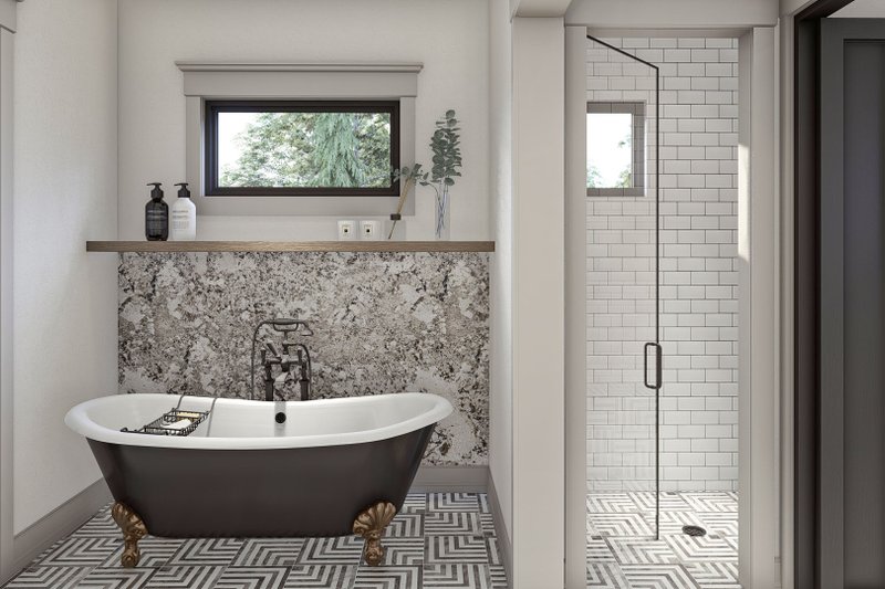 Home Plan - Interior - Master Bathroom for Modern House Plan #455-568 - 3 bed, 2 bath