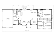 Mediterranean Style House Plan - 4 Beds 3 Baths 2367 Sq/Ft Plan #1-542 