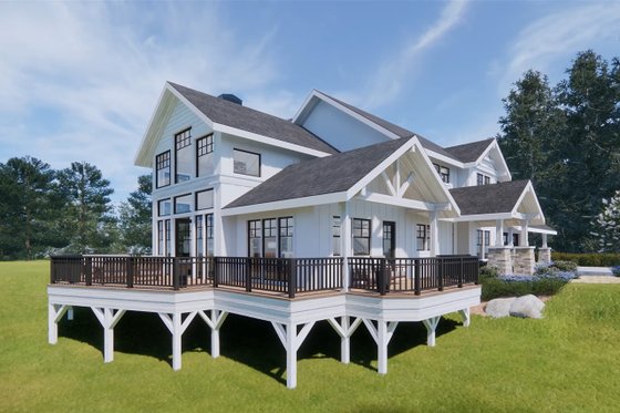 Exterior - Other Elevation for Craftsman House Plan #124-680 - 3 bed, 2.5 bath