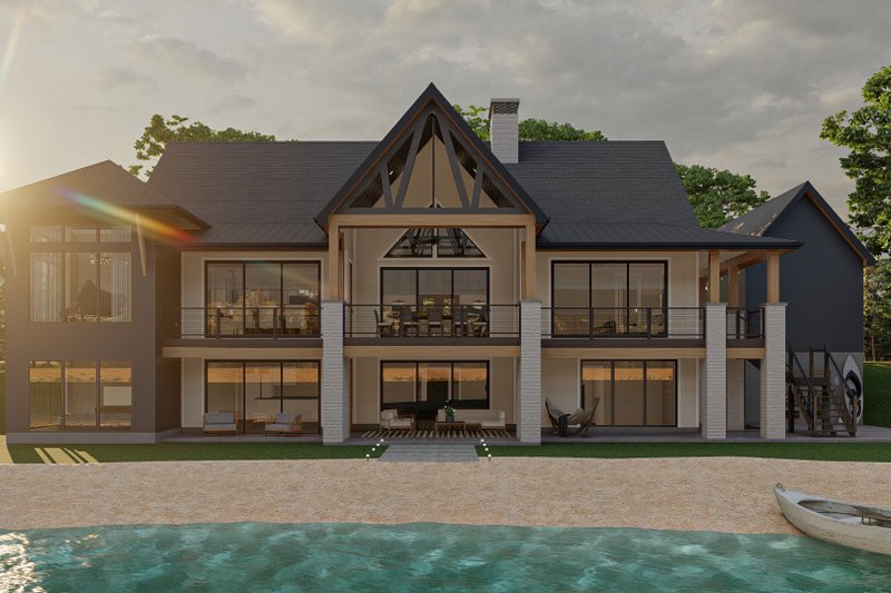 Architectural House Design - Exterior - Other Elevation 5 for Cottage House Plan #455-811 - 1 bed, 1.5 bath