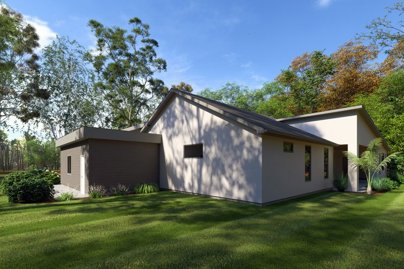 House Blueprint - Exterior - Other Elevation 1 for Modern House Plan #1111-37 - 4 bed, 2.5 bath