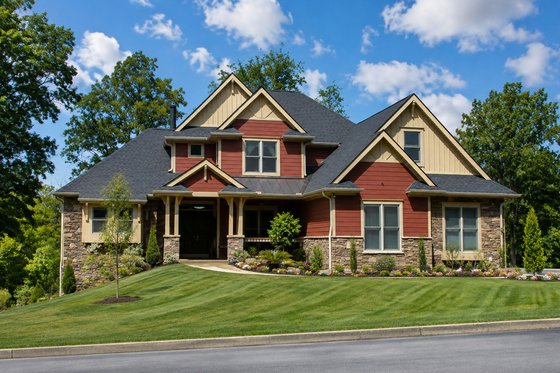 Exterior - Front Elevation 3 for Traditional House Plan #20-1867 - 3 bed, 3 bath