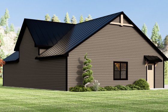Exterior - Other Elevation 1 for Contemporary House Plan #1064-331, 0 bath