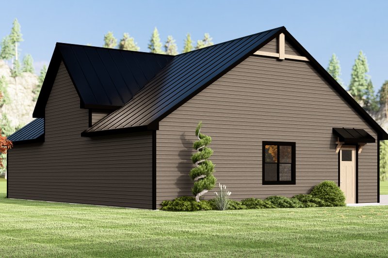 House Design - Exterior - Other Elevation 1 for Contemporary House Plan #1064-331, 0 bath