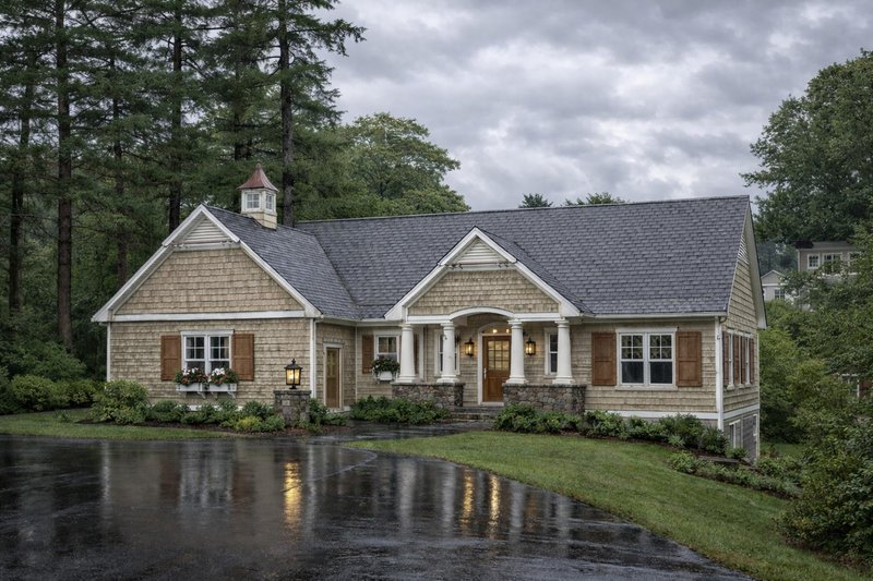 Home Plan - Exterior - Front Elevation 3 for Country House Plan #928-86 - 3 bed, 3.5 bath