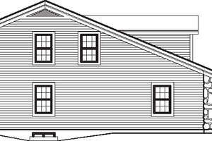 Exterior - Other Elevation for Country House Plan #57-578 - 3 bed, 3.5 bath