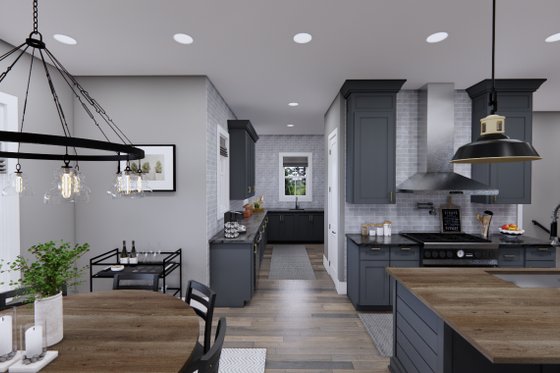 Interior - Kitchen 4 for Farmhouse House Plan #51-1247 - 4 bed, 5 bath