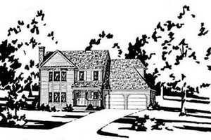 Traditional Exterior - Front Elevation Plan #36-148