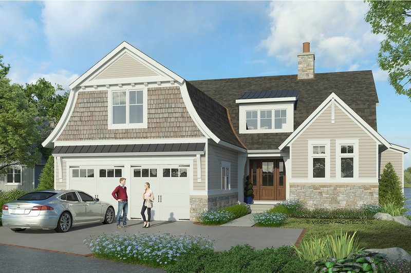 Home Plan - Colonial Exterior - Front Elevation Plan #928-334