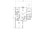 Traditional Style House Plan - 3 Beds 2 Baths 1851 Sq/Ft Plan #140-158 