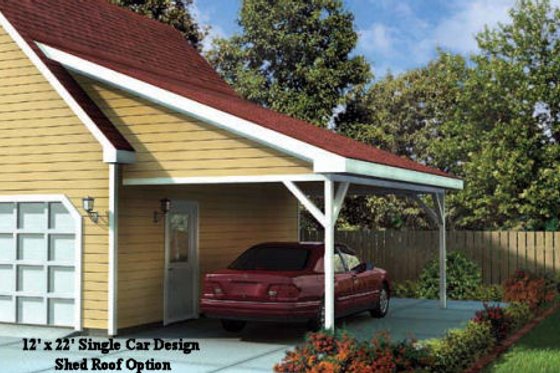 Exterior - Other Elevation for Traditional House Plan #312-757, 0 bath