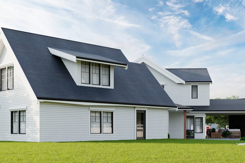Architectural House Design - Exterior - Other Elevation 2 for Farmhouse House Plan #1070-155 - 4 bed, 4.5 bath
