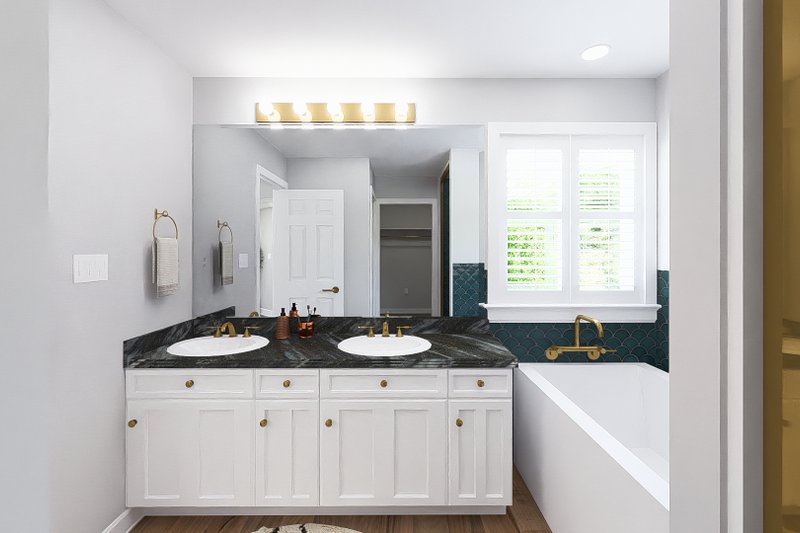 House Design - Interior - Master Bathroom for Craftsman House Plan #1060-215 - 4 bed, 2.5 bath