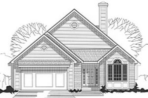 Traditional Exterior - Front Elevation Plan #67-279