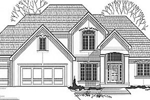 Traditional Exterior - Front Elevation Plan #67-426