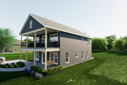 Country Style House Plan - 3 Beds 2.5 Baths 1969 Sq/Ft Plan #1116-24 Exterior 