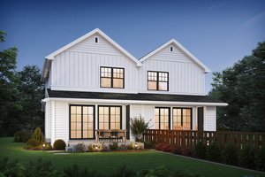 Exterior - Rear Elevation for Farmhouse House Plan #48-1106 - 3 bed, 2.5 bath